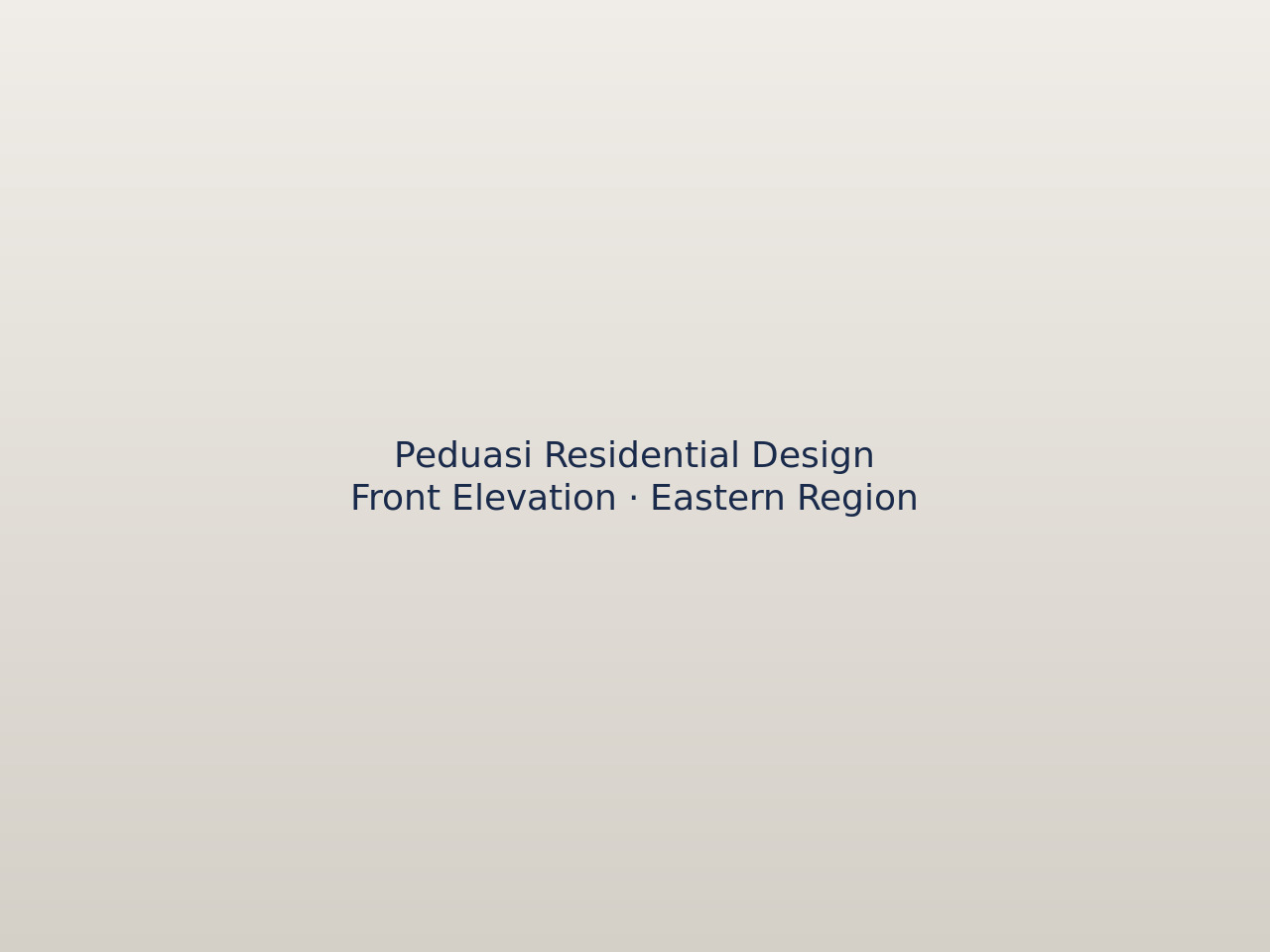 Peduasi Residential Design view 2